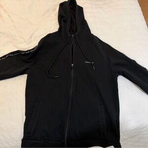 Calvin Klein Charcoal Zip-Up Hoodie